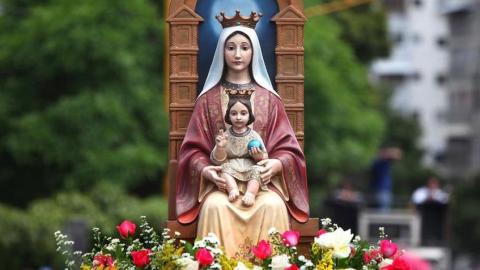 Misa en honor a la Patrona de Venezuela   "Virgen de Coromoto".  en LALIN 